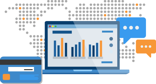 Illustration Web Banking - Online Shopping (511x276)