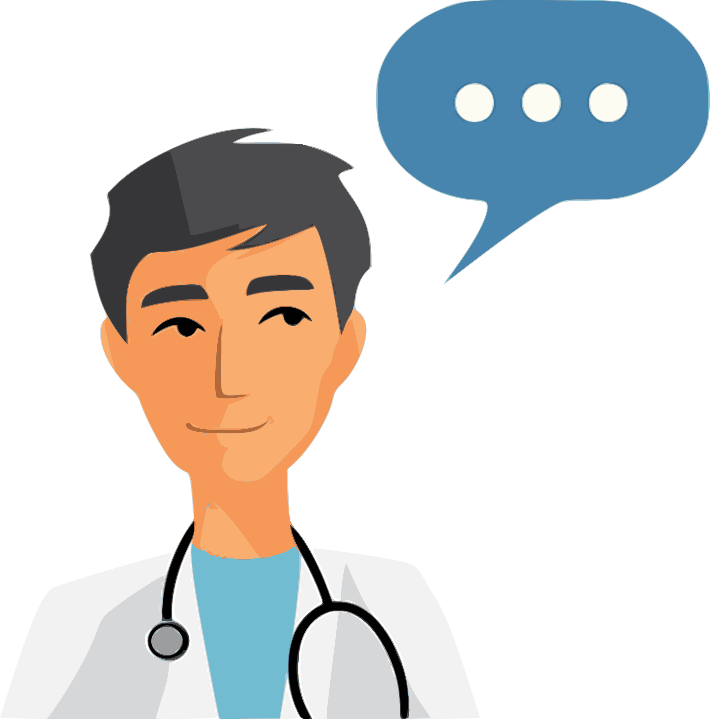 Doctor Talking Clip Art For Your Projects - Talking With Doctor Cliparts (2368x2400)
