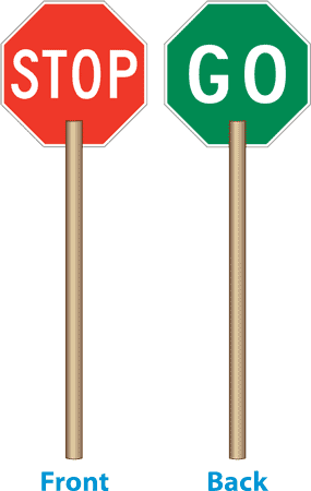 And Go Signs Clipart Panda Free Images - Go Road Signs Nz (285x450)