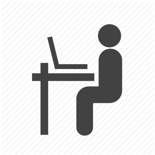 Student On Computer Icon Clipart Laptop Computer Icons - Student On Computer Icon (512x512)