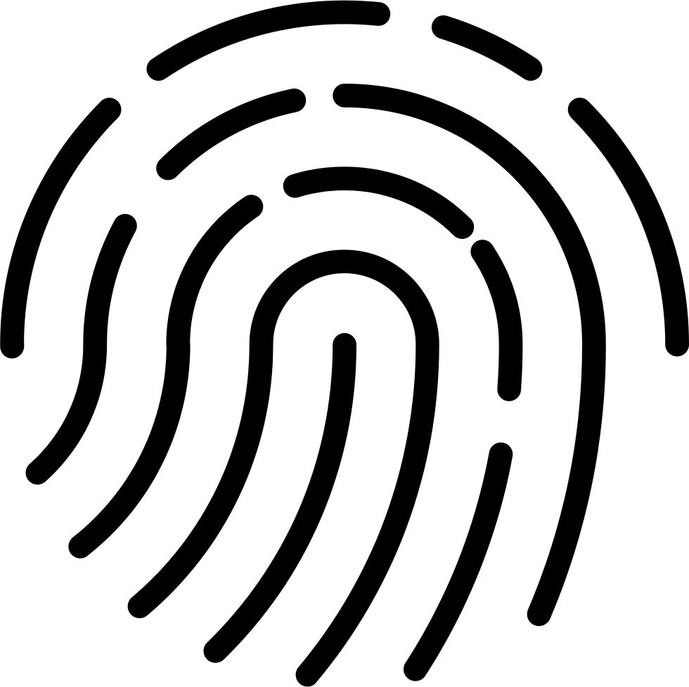Augic Png Free Download - Fingerprint Icon Svg (980x978)