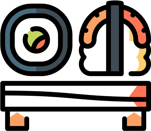 Download Png File - Sushi (512x512)