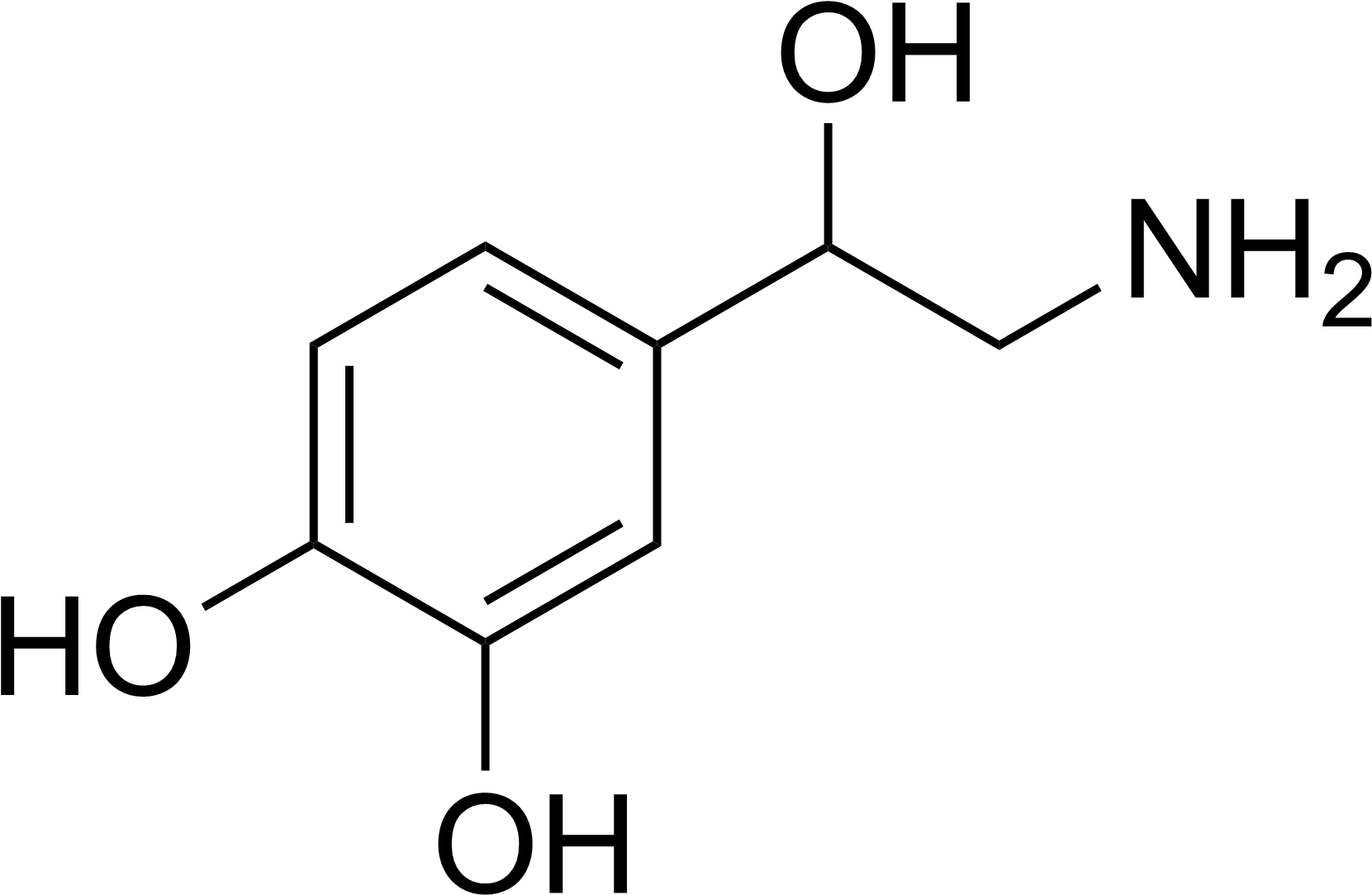Clipart Royalty Free Stock Organic Chemistry - Dopamine Molecule (1695x1098)
