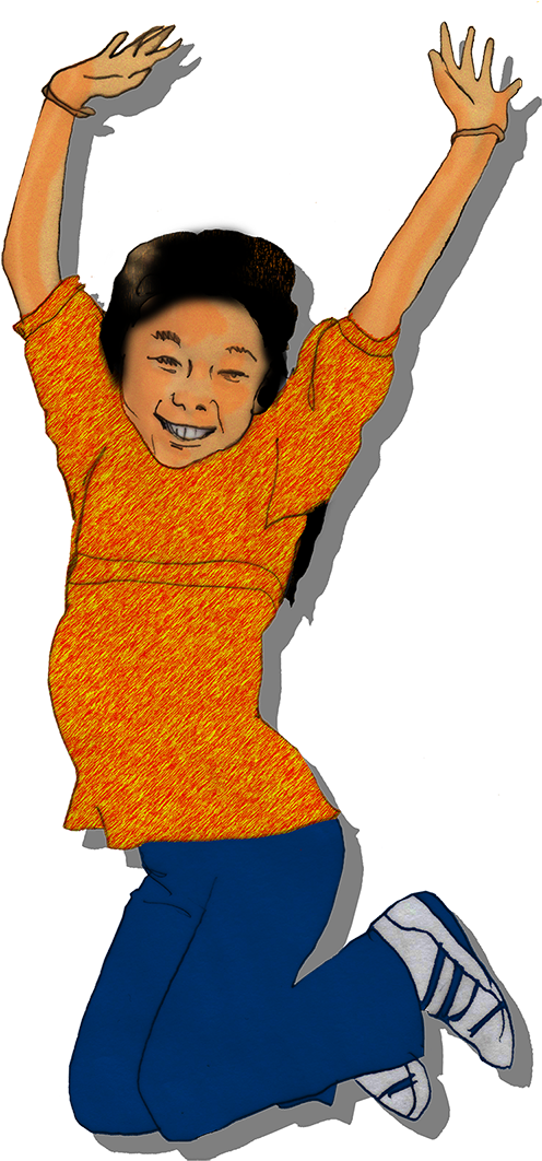 Maths Graphics People Jumping Girl - People Matters (514x1063)