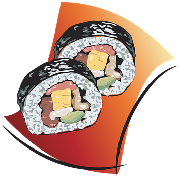 Banner Transparent Stock Free Photo Cuisine Food Rice - Sushi (640x433)