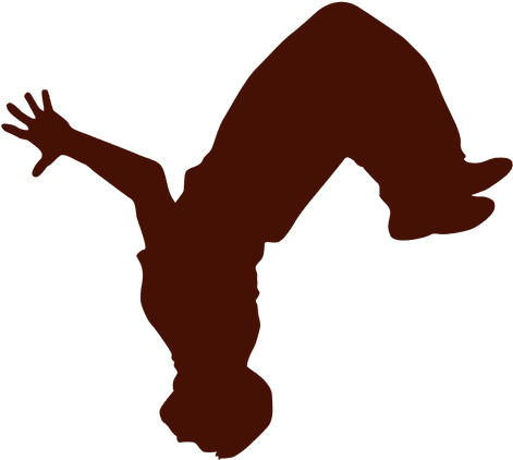Picture Transparent Jump Salto Transparent Png Svg - Parkour And Freerunning Logo (512x512)