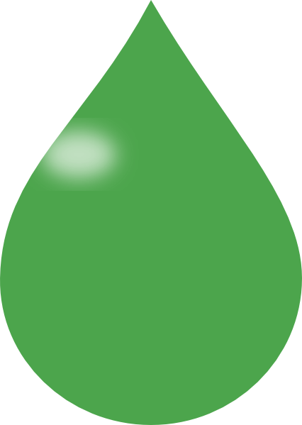 Greendrop Clip Art At - Green Drop Transparent Background (426x599)