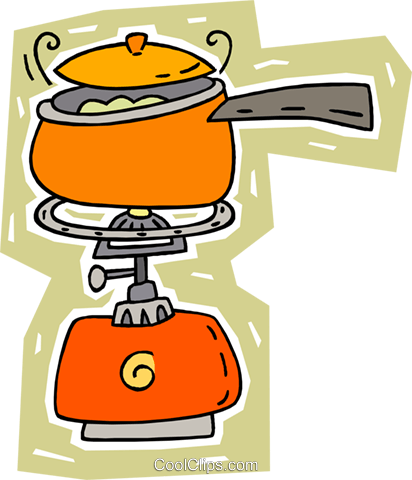 Png Transparent Library Fridge Clipart Small - Camp Stove Clipart (412x480)