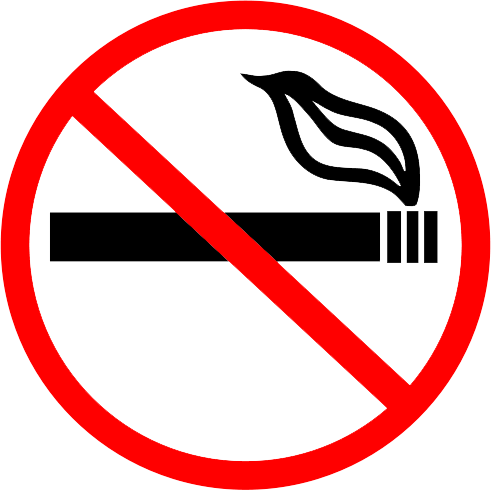 No Smoking Sign - No Smoking Logo Png (491x490)