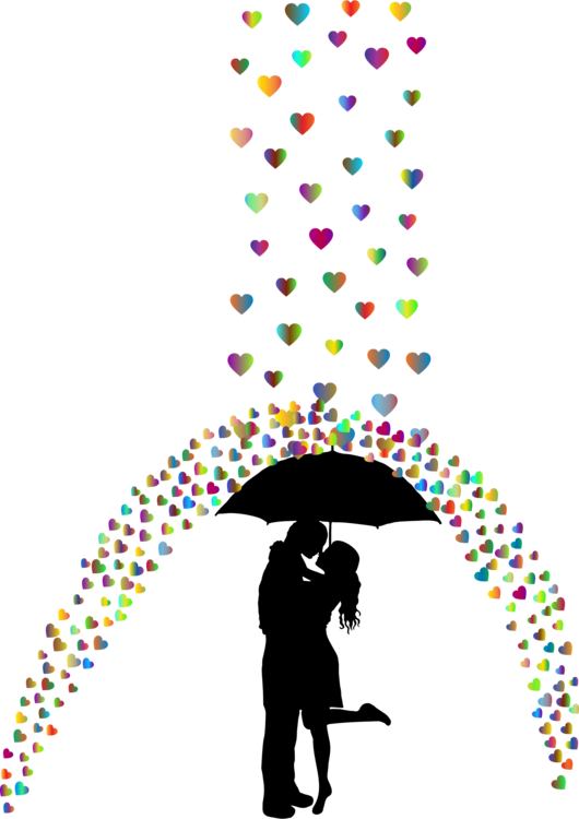 Google Pay Apple Pay American Express Box Art - Casal Guarda Chuva Desenho (530x750)