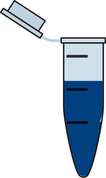 Eppendorf Tube With Serum Clip Art At Clker Com Vector - Eppendorf Tube Two Phase (354x594)