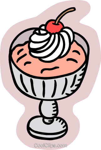 Pudding Royalty Free Vector Clip Art Illustration - Dulces Y Bebidas Azucaradas (322x480)