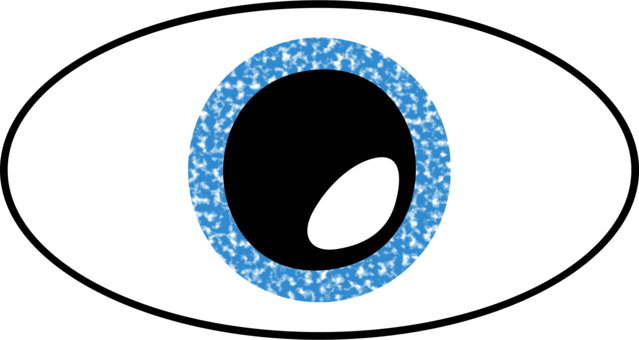 Cartoon Eye Animation Blinking Wink - Transparent Cartoon Eye (639x340)