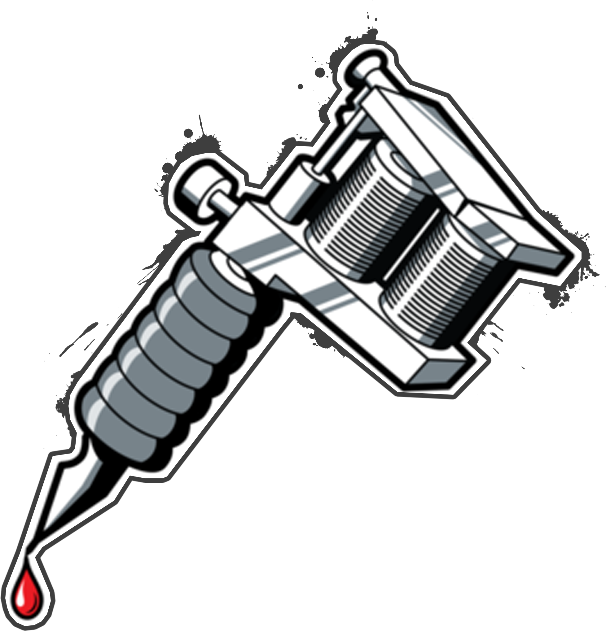 Artist Clip Art Tatto Transprent - Tattoo Machine Clip Art (2128x2059)