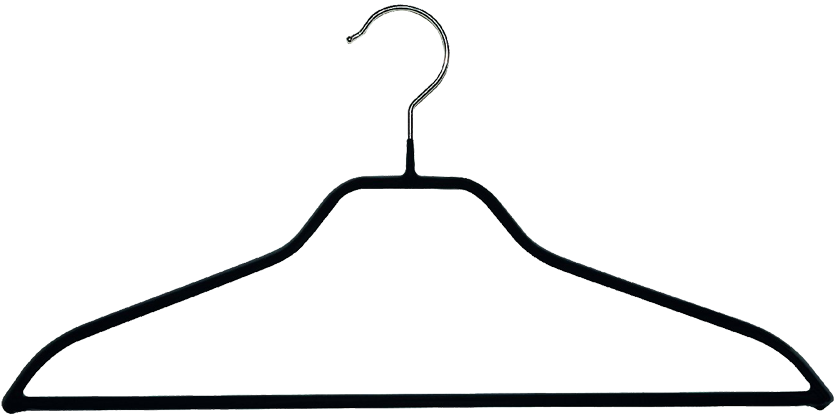 Drawing Clamps Hanger Png Transparent - Clothes Hanger (876x585)