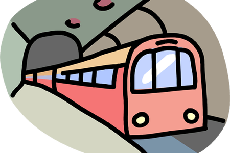 London Underground Train Path - Go To Work By Subway (450x300)
