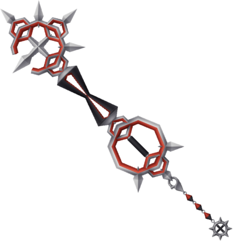Bond Of Flame - Kingdom Hearts 2 Axel Keyblade (463x479)