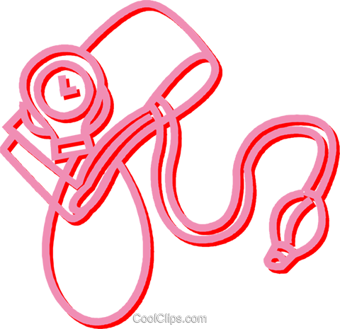 Blood Pressure Gauge Royalty Free Vector Clip Art Illustration - Clip Art (480x465)