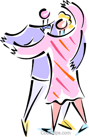 Couple Dancing Royalty Free Vector Clip Art Illustration - Illustration (311x480)