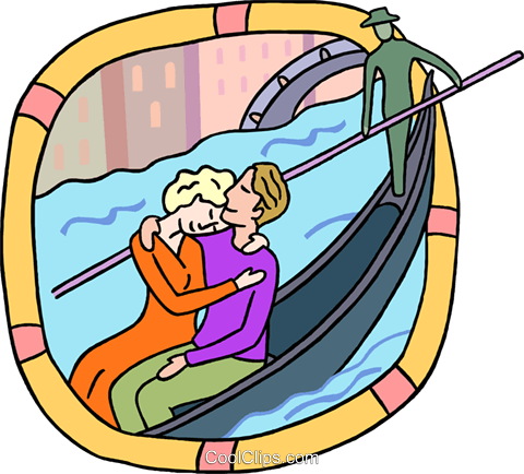 Couple Going Down French Riviera Royalty Free Vector - Meaning (480x434)