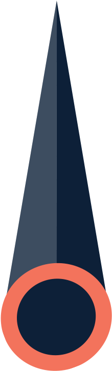 Gauge Clip Art At Clker - Pointer Needle Png (279x1246)