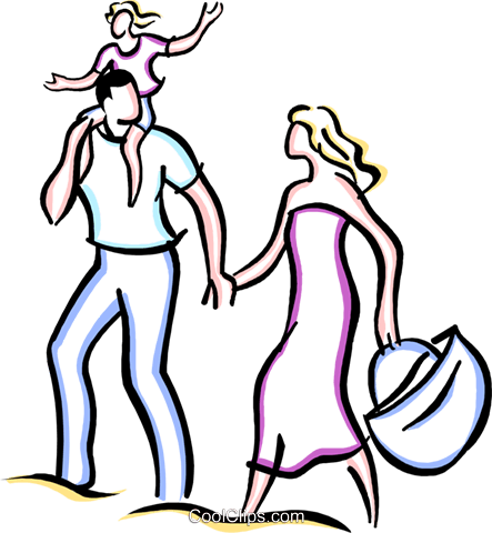 Couple On A Picnic Royalty Free Vector Clip Art Illustration - Clip Art (443x480)