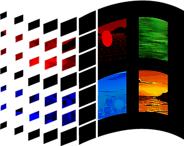 Vaporwave Clipart Microsoft - Bronze 56k Bronze Logo T White (602x480)