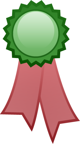 Clip Library Download Awards Apa Louisiana Chapter - Red And Green Award Ribbon (271x484)
