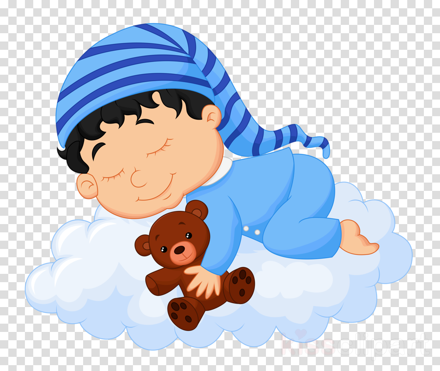 Baby Sleeping On Cloud Clipart Stock Photography Sleep - Baby Sleeping Cloud Vector (900x760)