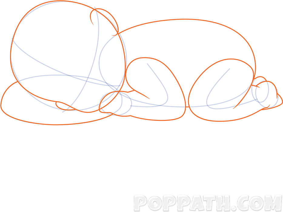 Svg Free Library How To Draw A Baby Pop Path - Drawing (1000x1000)