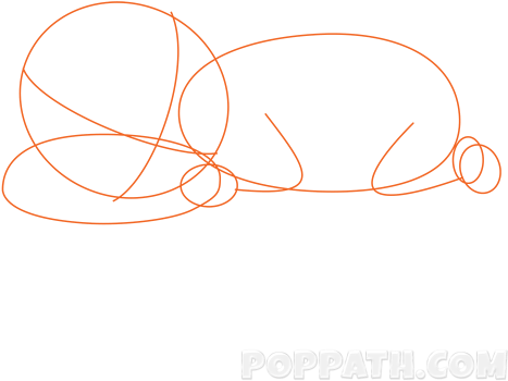 Vector Freeuse Library How To Draw A Sleeping Pop Path - Circle (500x500)