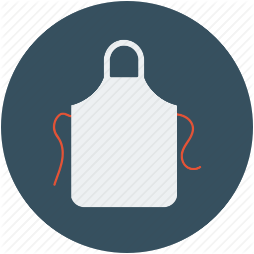 Clip Art Free Download Apron Vector Royal Blue - Apron Blue Icon (512x512)