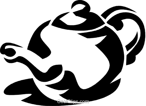 Teapot Royalty Free Vector Clip Art Illustration - Illustration (480x351)