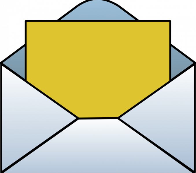 Clip Art Royalty Free Library Envelope Images Clip - Envelope Letter Clip Art (678x600)