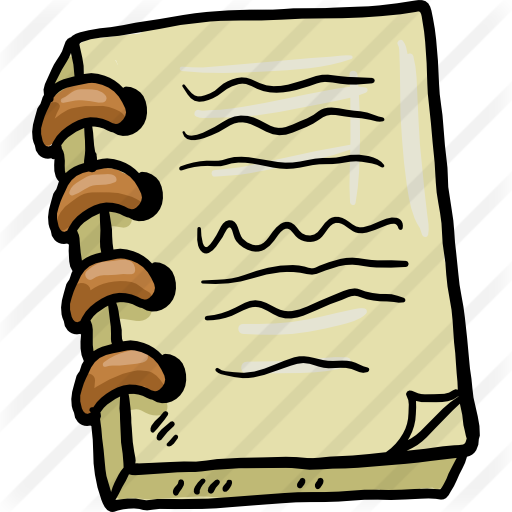 Cartoon Journal Clipart Comic Book Diary Clip Art - รูป การ์ตูน สมุด บันทึก (512x512)