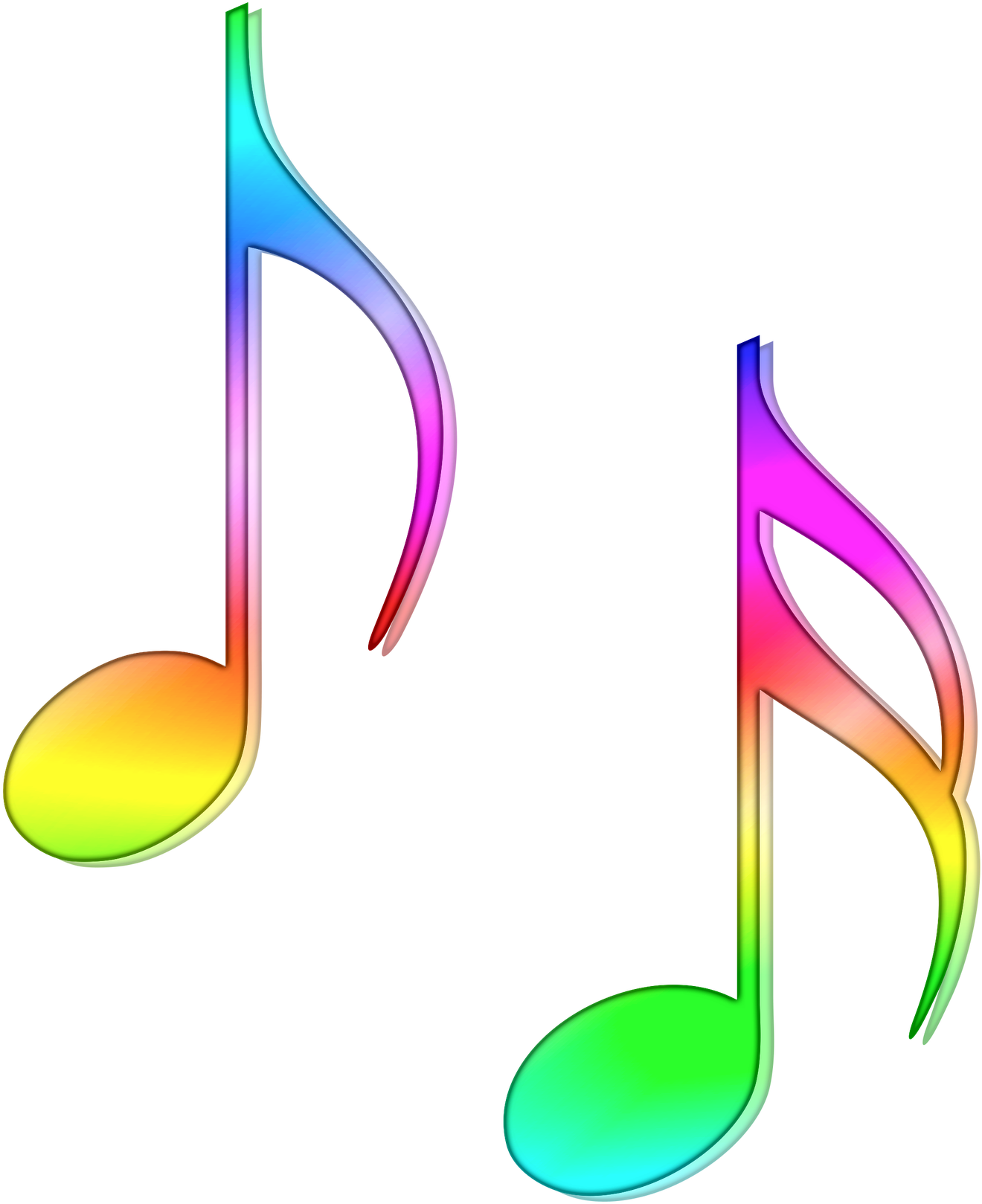 Linda Schneider, Msn, Rn Liked This - Notas Musicales De Colores Png (1554x1920)