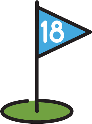 Golf Courses-18 Hole - Sign (512x512)