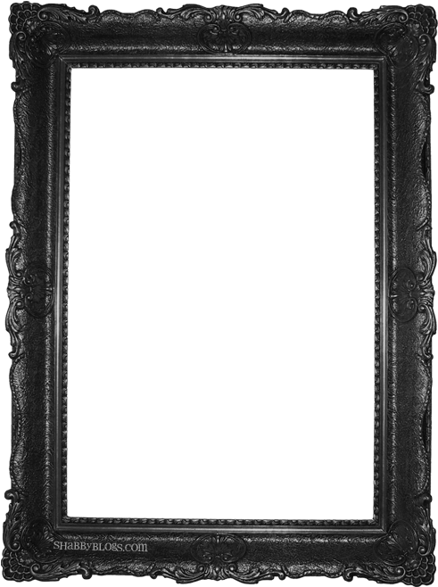 Shabbyblogsclassicframe Vintage Frames, Frame Clipart, - Empty Picture Frame (500x665)