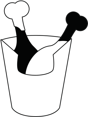 Drawing Chicken Thigh - Drawing Chicken Thigh (550x550)