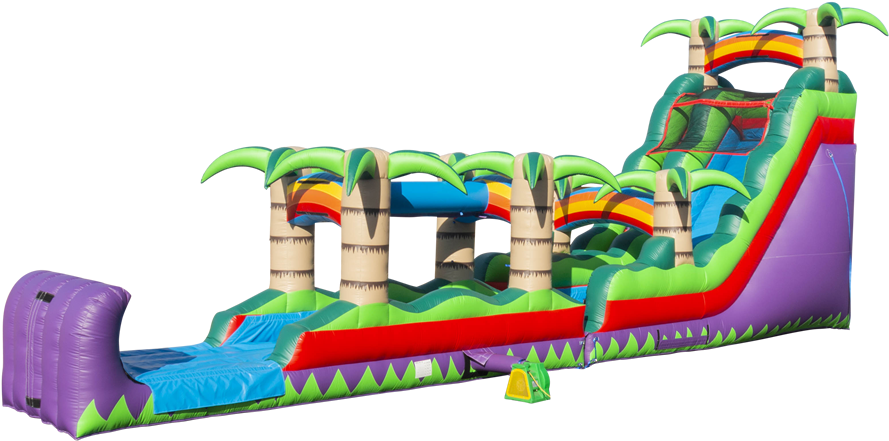 51' Tropical Paradise Inflatable Water Slide Rentals - Chronic Cellars Purple Paradise Zinfandel (900x452)