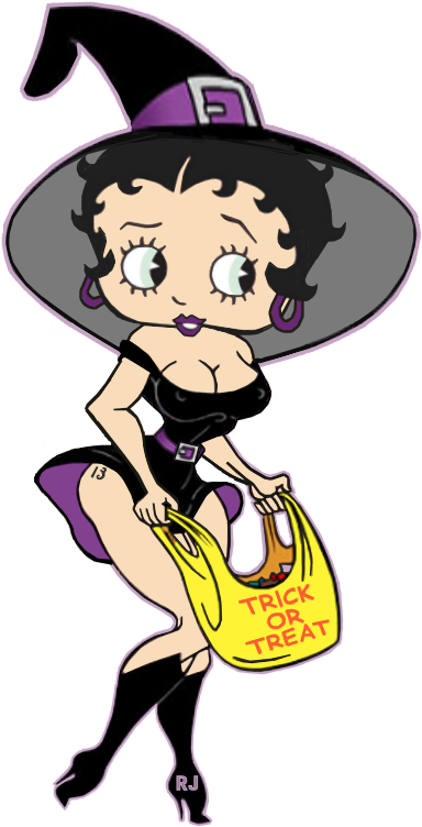 Wow Sexy Witch - Betty Boop (400x800)