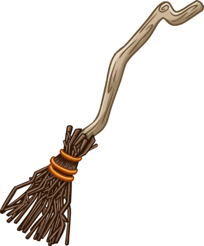 Image Witches Broom Iconpng Club Penguin Wiki The - Witch's Broom (399x480)