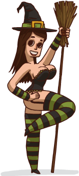 Sexy Halloween Stickers Messages Sticker-4 - Sticker (408x408)