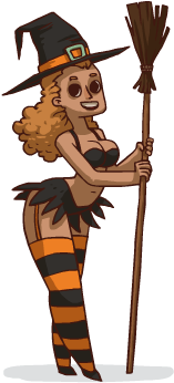 Sexy Halloween Stickers Messages Sticker-0 - Halloween Costume (408x408)