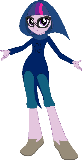 Rexlupin, Crossover, Equestria Girls, God Tier, Hero - Sci Twi Maid (302x549)