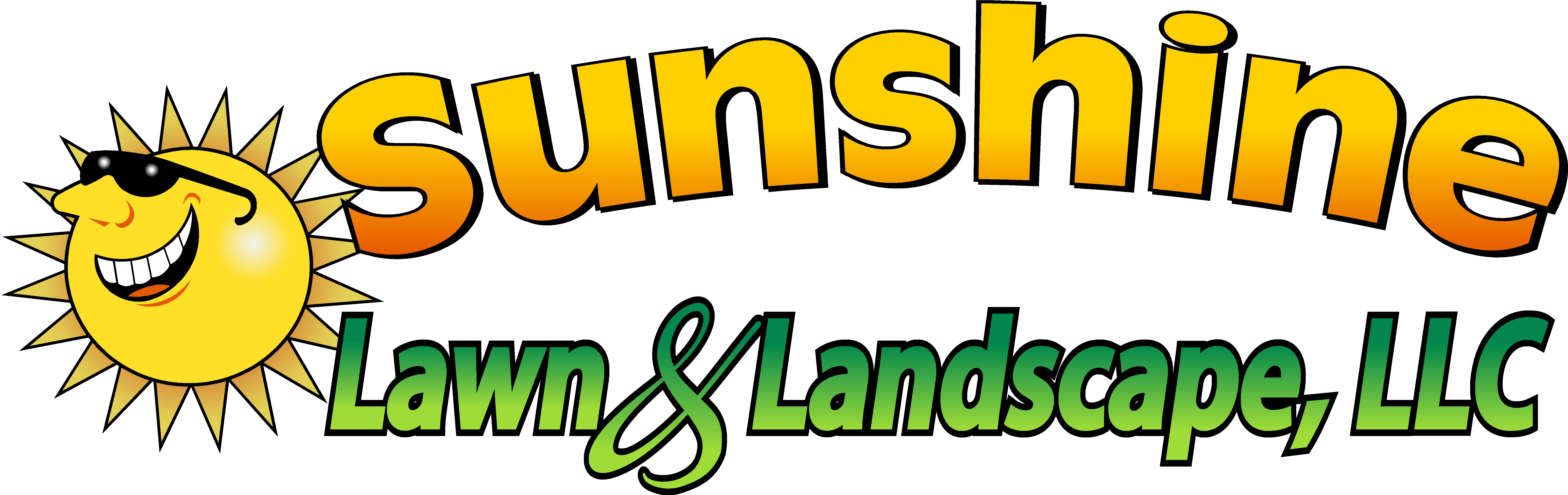 Sunshine Lawn And Landscape Logo - Customer (7620x2400)