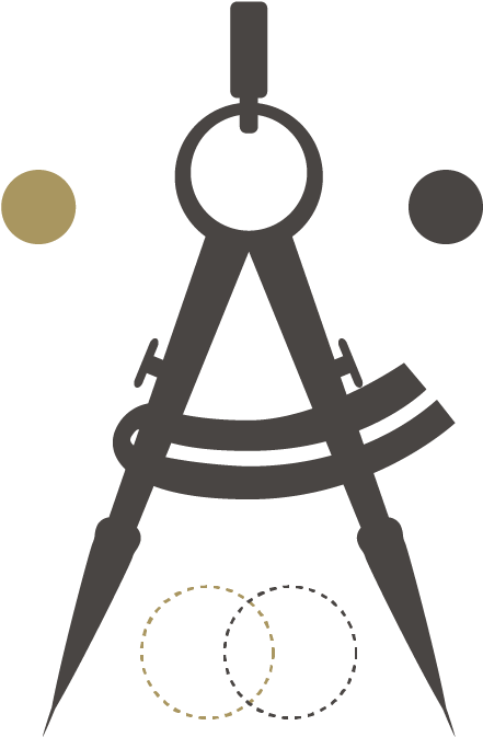 Logo Design Services - Compass Drawing Tool Vector Png (780x720)
