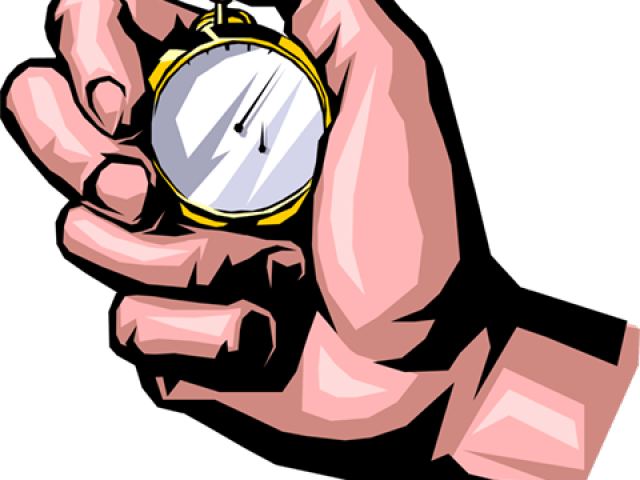Hand Clipart Stopwatch - Stopwatch Clip Art (640x480)