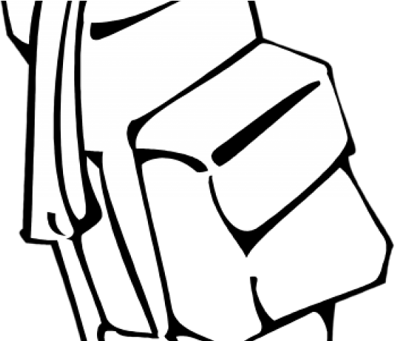 Golf Clipart Golf Scene - Black And White Golf Bag Clip Art (640x480)