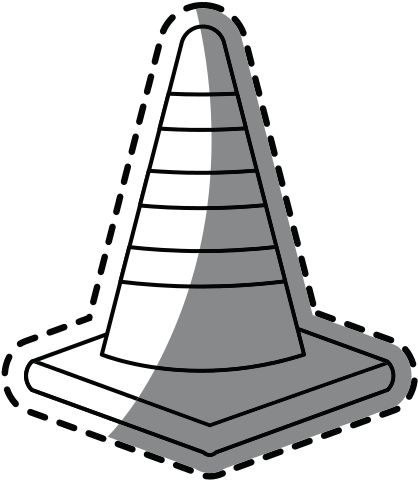 Svg Royalty Free Library Tweb - Traffic Cone (550x550)